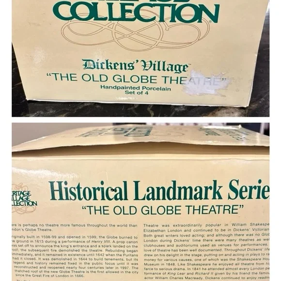 The Globe Theater Department 56 Dickens piece - Picture 6 of 6